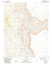 Download a high-resolution, GPS-compatible USGS topo map for Cape Solitude, AZ (1988 edition)