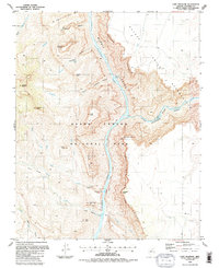 Download a high-resolution, GPS-compatible USGS topo map for Cape Solitude, AZ (1988 edition)
