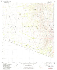 Download a high-resolution, GPS-compatible USGS topo map for Caponera Peak, AZ (1985 edition)