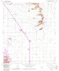 Download a high-resolution, GPS-compatible USGS topo map for Casa Grande East, AZ (1983 edition)