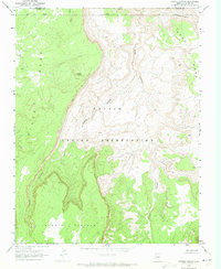 Download a high-resolution, GPS-compatible USGS topo map for Cattle Canyon, AZ (1973 edition)