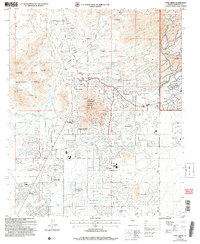 preview thumbnail of historical topo map of Cave Creek, AZ in 2004