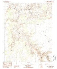 Download a high-resolution, GPS-compatible USGS topo map for Cedar Tree Bench, AZ (1985 edition)