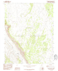 Download a high-resolution, GPS-compatible USGS topo map for Cedar Tree Hills, AZ (1985 edition)