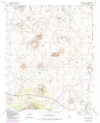 Download a high-resolution, GPS-compatible USGS topo map for Cerro Hueco, AZ (1985 edition)