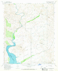 Download a high-resolution, GPS-compatible USGS topo map for Chalk Mountain, AZ (1968 edition)