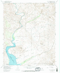 Download a high-resolution, GPS-compatible USGS topo map for Chalk Mountain, AZ (1973 edition)
