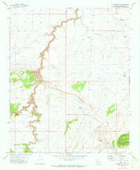 preview thumbnail of historical topo map of Coconino County, AZ in 1971