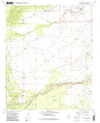 Download a high-resolution, GPS-compatible USGS topo map for Chavez Mtn NW, AZ (1985 edition)