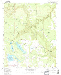 Download a high-resolution, GPS-compatible USGS topo map for Chavez Mtn West, AZ (1986 edition)
