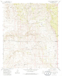 preview thumbnail of historical topo map of Cochise County, AZ in 1981