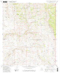 Download a high-resolution, GPS-compatible USGS topo map for Cherry Spring Peak, AZ (1986 edition)