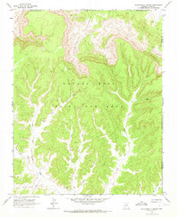 Download a high-resolution, GPS-compatible USGS topo map for Chilchinbito Canyon, AZ (1972 edition)