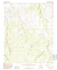 Download a high-resolution, GPS-compatible USGS topo map for Chimney Canyon, AZ (1986 edition)