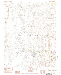 Download a high-resolution, GPS-compatible USGS topo map for Chinle, AZ (1983 edition)