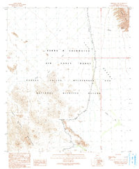 Download a high-resolution, GPS-compatible USGS topo map for Christmas Pass, AZ (1991 edition)
