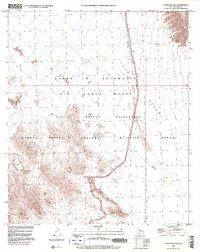 Download a high-resolution, GPS-compatible USGS topo map for Christmas Pass, AZ (2000 edition)