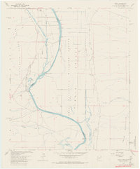 Download a high-resolution, GPS-compatible USGS topo map for Cibola, AZ (1966 edition)