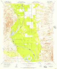 Download a high-resolution, GPS-compatible USGS topo map for Cibola, AZ (1956 edition)