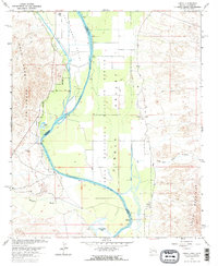 Download a high-resolution, GPS-compatible USGS topo map for Cibola, AZ (1966 edition)