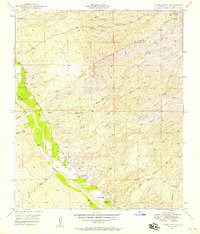 Download a high-resolution, GPS-compatible USGS topo map for Clark Ranch, AZ (1958 edition)