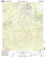 Download a high-resolution, GPS-compatible USGS topo map for Clay Springs, AZ (2000 edition)