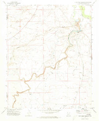 preview thumbnail of historical topo map of Navajo County, AZ in 1970