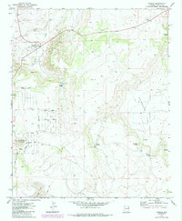 Download a high-resolution, GPS-compatible USGS topo map for Concho, AZ (1984 edition)