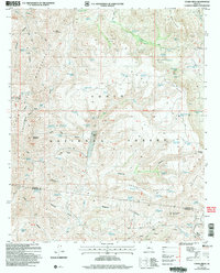 preview thumbnail of historical topo map of Yavapai County, AZ in 2004