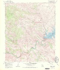 Download a high-resolution, GPS-compatible USGS topo map for Coolidge Dam, AZ (1971 edition)