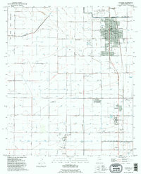 Download a high-resolution, GPS-compatible USGS topo map for Coolidge, AZ (1995 edition)