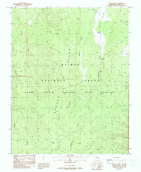 Download a high-resolution, GPS-compatible USGS topo map for Cooper Ridge, AZ (1998 edition)
