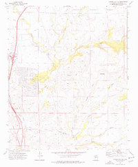 Download a high-resolution, GPS-compatible USGS topo map for Cordes Junction, AZ (1977 edition)