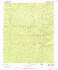 Download a high-resolution, GPS-compatible USGS topo map for Corn Creek Plateau, AZ (1970 edition)