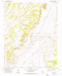 Download a high-resolution, GPS-compatible USGS topo map for Cornfields, AZ (1976 edition)