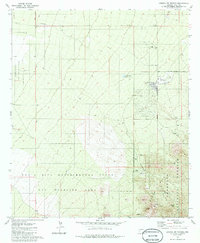 Download a high-resolution, GPS-compatible USGS topo map for Corona De Tucson, AZ (1986 edition)