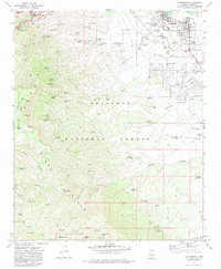 Download a high-resolution, GPS-compatible USGS topo map for Cottonwood, AZ (1983 edition)