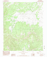 Download a high-resolution, GPS-compatible USGS topo map for Cove, AZ (1983 edition)