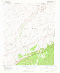 Download a high-resolution, GPS-compatible USGS topo map for Cow Springs, AZ (1972 edition)