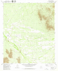 Download a high-resolution, GPS-compatible USGS topo map for Cowlic, AZ (1980 edition)