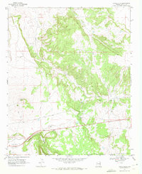 Download a high-resolution, GPS-compatible USGS topo map for Coyote Hills, AZ (1972 edition)