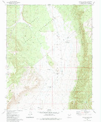 Download a high-resolution, GPS-compatible USGS topo map for Crater Canyon, AZ (1984 edition)