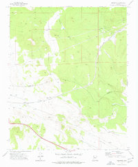 preview thumbnail of historical topo map of Coconino County, AZ in 1973