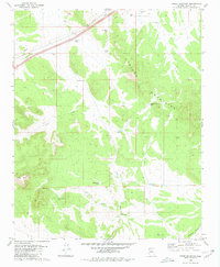 Download a high-resolution, GPS-compatible USGS topo map for Cross Mountain, AZ (1980 edition)