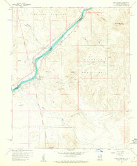 Download a high-resolution, GPS-compatible USGS topo map for Cross Roads, AZ (1960 edition)