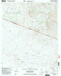 preview thumbnail of historical topo map of Pima County, AZ in 2004
