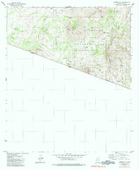 Download a high-resolution, GPS-compatible USGS topo map for Cumero Mtn, AZ (1985 edition)