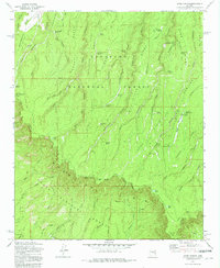 preview thumbnail of historical topo map of Coconino County, AZ in 1972
