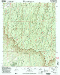 preview thumbnail of historical topo map of Coconino County, AZ in 2004