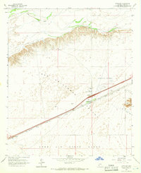 Download a high-resolution, GPS-compatible USGS topo map for Dateland, AZ (1966 edition)